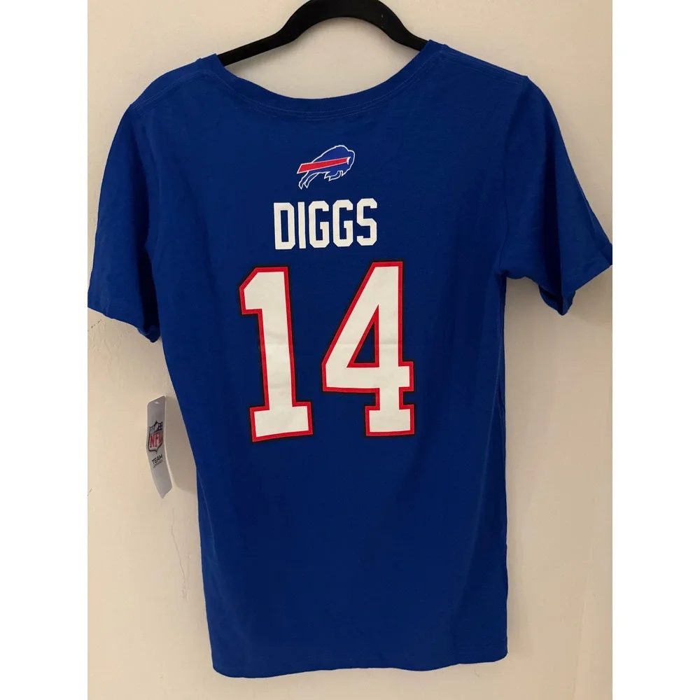 YOUTH NFL Team Apparel Buffalo Bills Stefon Diggs #14 T-Shirt Size XL (14-16)NWT